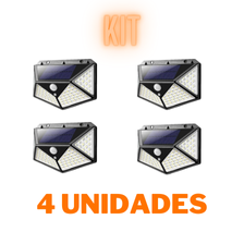 Luminária Solar de Parede com Sensor Inteligente e Iluminação LED©️