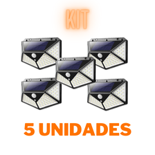 Luminária Solar de Parede com Sensor Inteligente e Iluminação LED©️